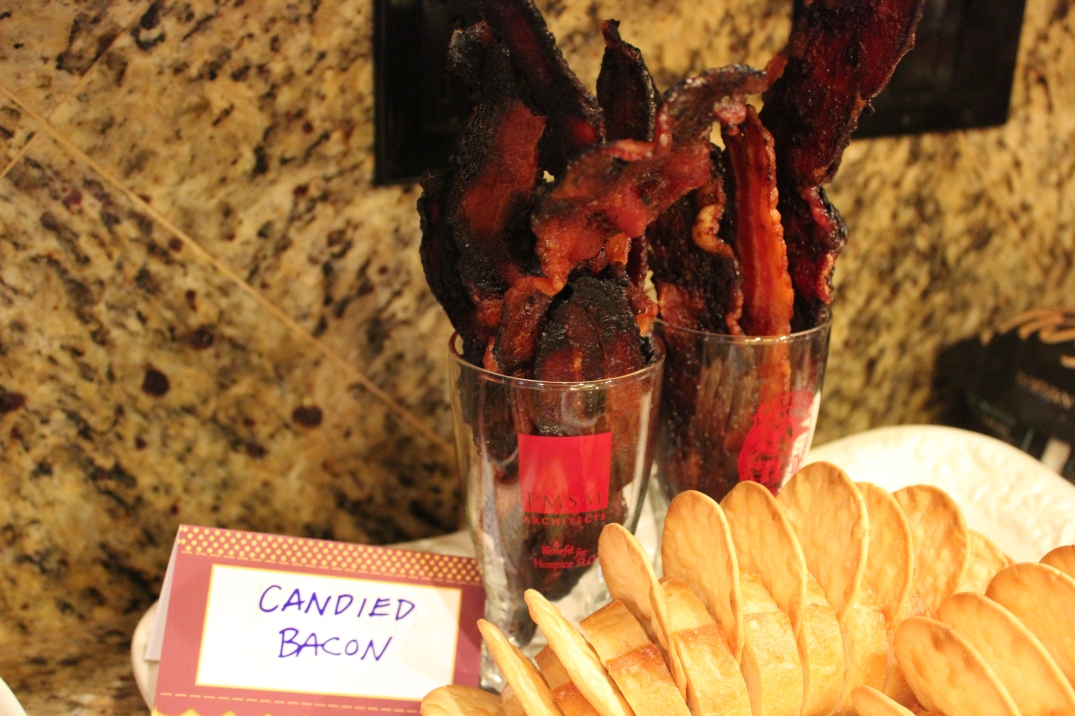 It's not a party without candied bacon. Brandon brought the party!